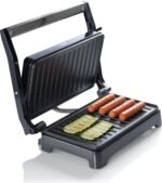 Gorenje | Mini Grill | SM701SB | Table | 700 W | Stainless steel/Black - Image 5