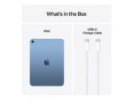 Apple | iPad Air Wi-Fi + Cellular | 11  | Blue | IPS, Liquid Retina | 2360 x 1640 pixels | Apple A16 | 256 GB | 3G | 4G | 5G | Wi-Fi | Front camera | 12 MP | Rear camera | 12 MP | Bluetooth | 5.3 | iPadOS | USB-C charging cable - Image 3
