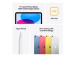 Apple | iPad Air Wi-Fi + Cellular | 11  | Blue | IPS, Liquid Retina | 2360 x 1640 pixels | Apple A16 | 256 GB | 3G | 4G | 5G | Wi-Fi | Front camera | 12 MP | Rear camera | 12 MP | Bluetooth | 5.3 | iPadOS | USB-C charging cable - Image 6