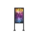 EDBAK Floor stand | POK90 | 46  | Maximum weight (capacity) 80 kg | Black