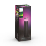 Уличный столбик Philips Hue WCA Calla Large Bollard, черный | 8 Вт | Цветовая гамма: белый 2000-6500 — изображение 7