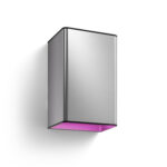 Philips Hue WCA Resonate āra sienas laterna, nerūsošais tērauds | 8 W | 2000–6500 Hue baltas krāsas atmosfēra