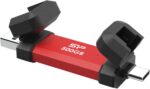 Silicon Power DS72 | 500 GB | USB Type-A/USB Type-C 3.2 Gen 2 | Red - Image 3