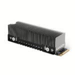 AXAGON Aluminum passive cooler for single and double-sided M.2 SSDs size 2280, height 24 mm | CLR-M2XT