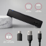 AXAGON USB-C 10Gbps RIBBED Box | EE25-GTR - Image 5