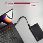 AXAGON USB-C 10Gbps RIBBED Box | EE25-GTR - Image 6