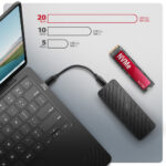 AXAGON USB-C 20Gbps - M.2 NVMe SSD ARMORED Box | EEM2-20G - Image 7