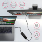 AXAGON SuperSpeed USB-C Combo 6in1 centrmezgls | HMC-6H4A - Image 3