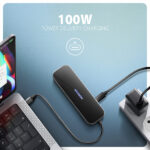 AXAGON USB-C 5Gbps GLASS 6in1 centrmezgls | HMC-6GLN - Image 4