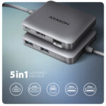 AXAGON USB-C 5Gbps SuperSpeed 5in1 Hub | HMC-5HL - Image 2