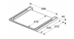 Bosch | Stacking kit with pull-out shelf | WTZ27500 - Image 2
