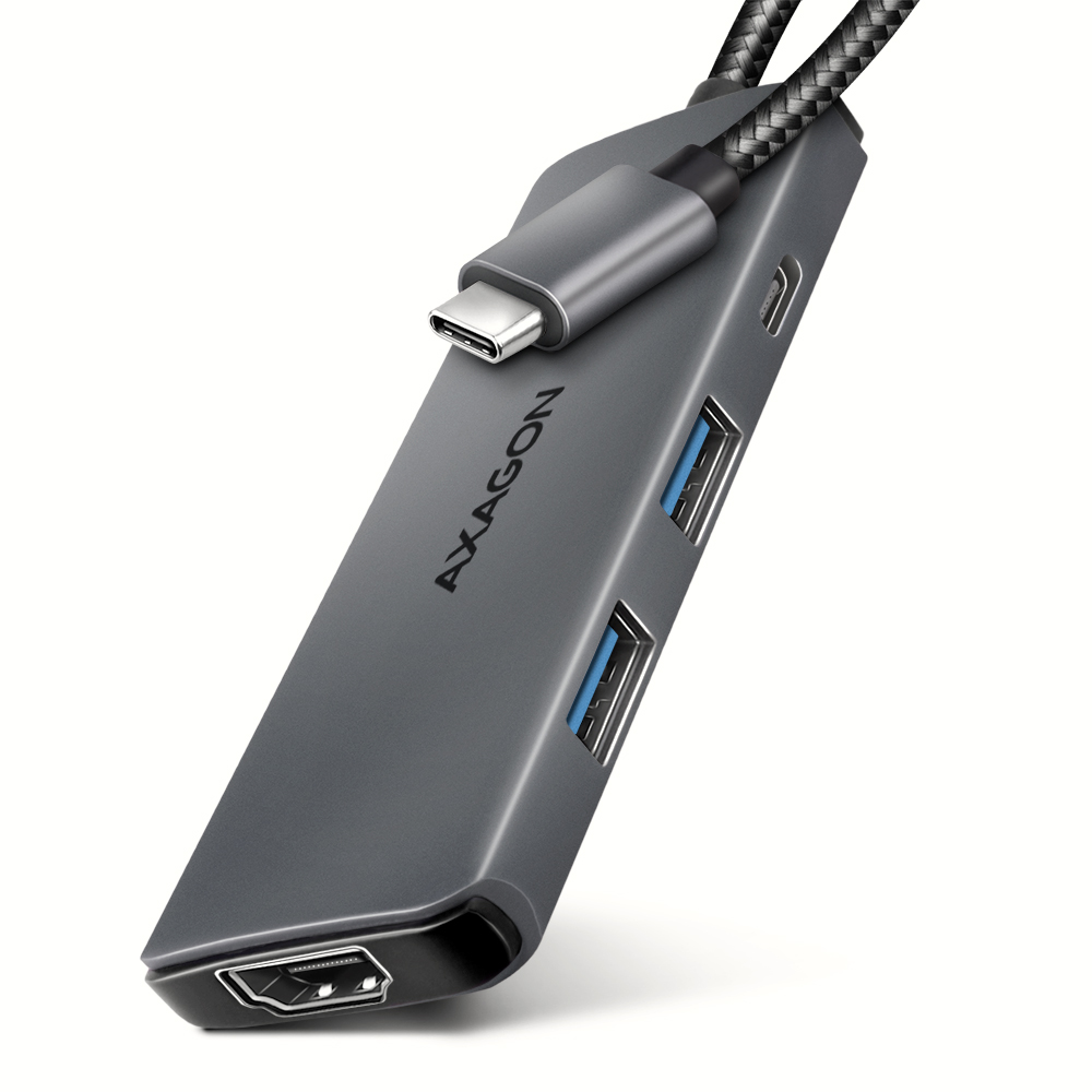 oriģināls-99061.jpg AXAGON USB-C 5Gbps 5in1 8K centrmezgls | HMC-5H8K - Image 1