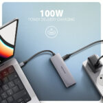 AXAGON USB-C 5Gbps 5in1 centrmezgls | HMC-5H60 - Image 4