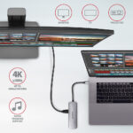AXAGON SuperSpeed USB-C COMBO 5in1 Hub | HMC-5 - Image 4
