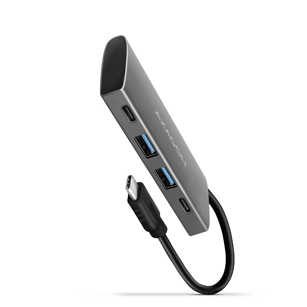 oriģināls-99089.jpg AXAGON SuperSpeed USB-C 10 Gbps SPEEDSTER 4 centrmezgls | HMC-4G2 - Image 1
