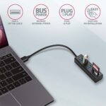 AXAGON SuperSpeed USB-A Hub and Card Reader | HMA-CR3A - Image 4