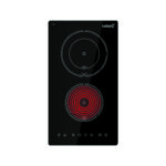 CATA Hob | TD 3002 BK | Vitroceramic | Number of burners/cooking zones 2 | Touch | Timer | Black