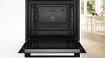 Bosch Oven | HRG578BB7 | 71 L | Electric | Pyrolysis | Knobs | Steam function | Height 59.5 cm | Width 59.4 cm | Black - Image 4