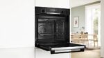 Bosch Oven | HRG578BB7 | 71 L | Electric | Pyrolysis | Knobs | Steam function | Height 59.5 cm | Width 59.4 cm | Black - Image 5