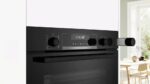 Bosch Oven | HRG578BB7 | 71 L | Electric | Pyrolysis | Knobs | Steam function | Height 59.5 cm | Width 59.4 cm | Black - Image 6