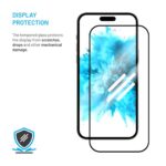 Fixed Screen protector | Samsung | Galaxy A17 4G/5G | Tempered glass | Black | Full-Cover 2.5D - Image 5