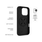 Fixed Back cover | Apple | iPhone 17 | Liquid silicon | Black | MagFlow - Image 4