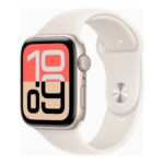 Apple Watch SE 3 GPS 44mm Starlight Aluminium Case with Starlight Sport Band - S/M | Apple