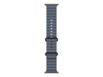 Apple 49mm Anchor Blue Ocean Band - Black Titanium Finish | Apple