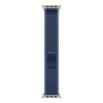 Apple 49mm Blue/Bright Blue Trail Loop - M/L - Natural Titanium Finish | Apple