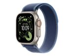 Apple 49mm Blue/Bright Blue Trail Loop - M/L - Natural Titanium Finish | Apple - Image 2