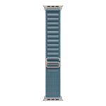Apple 49mm Light Blue Alpine Loop - Medium - Natural Titanium Finish | Apple