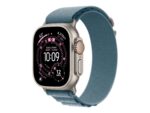Apple 49mm Light Blue Alpine Loop - Medium - Natural Titanium Finish | Apple — изображение 2