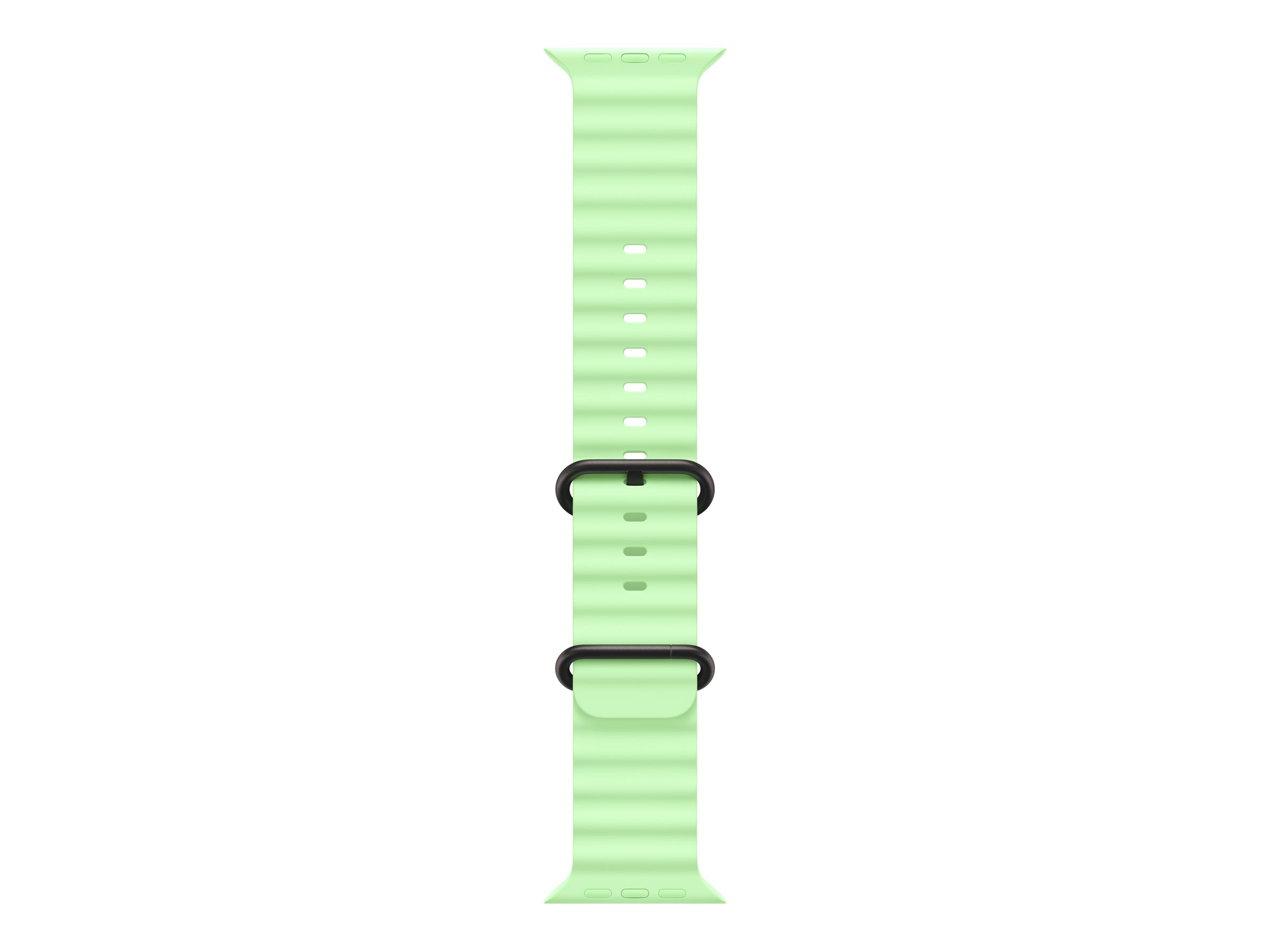 original-11600.jpg Apple | 49mm Neon Green Ocean Band - Black Titanium Finish - Image 1