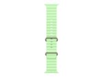 Apple 49mm Neon Green Ocean Band - Natural Titanium Finish | Apple