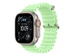 Apple 49mm Neon Green Ocean Band - Natural Titanium Finish | Apple - Image 2