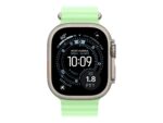 Apple 49mm Neon Green Ocean Band - Natural Titanium Finish | Apple - Image 3