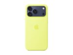 Apple iPhone 17 Pro Max Silicone Case with MagSafe – Neon Yellow | Apple
