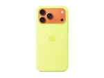 Apple iPhone 17 Pro Max Silicone Case with MagSafe – Neon Yellow | Apple - Image 3