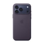 Apple Back cover | Apple | iPhone 17 Pro Max | Silicone | Purple | TechWoven Case with MagSafe