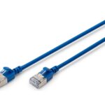 Digitus CAT 6A F-FTP plāns plāksteris, 0,5 m | DK-1632-A-005S-B | Zils