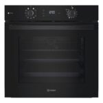 INDESIT Oven | IO K58HS B | 71 L | Electric | Hydrolytic | Electronic | Height 59.5 cm | Width 59.5 cm | Black
