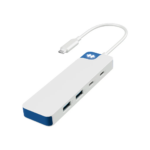 Hyper HyperDrive Flex 4 portu USB-C kombinētais centrmezgls, balts/zils | HD5200BUGL