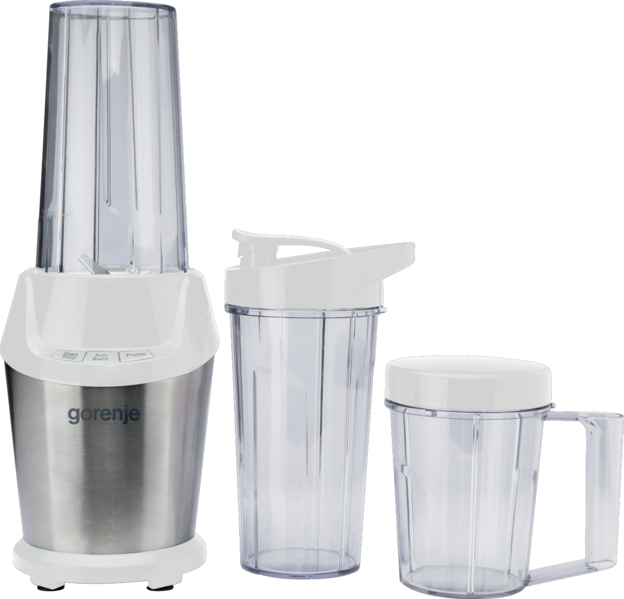 oriģināls-1314.png Gorenje blenderis | BN1000E | Galda virsma | 1000 W | Krūkas materiāls: tritāns | Krūkas tilpums: 0,75 l | Ledus smalcināšana | Balts - Image 1