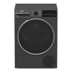 BEKO veļas žāvētājs | B5T89243M | Energoefektivitātes klase C | Ielādēšana no priekšpuses | 9 kg | Siltumsūknis | Digitāls | Dziļums 67 cm | Tvaika funkcija | Melns