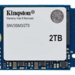 SSD Kingston | NV3 | 2000 ГБ | Форм-фактор SSD M.2 2230 | Интерфейс твердотельного накопителя PCIe 4.0 x4 NVMe | Скорость чтения 6000 МБ/с | Скорость записи 5000 МБ/с