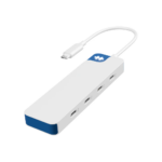 Hyper HyperDrive Flex 4 portu USB-C centrmezgls, balts/zils | HD5201BUGL