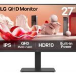 LG | 27BA54QB-B | 27  | IPS | QHD | 16:9 | 75 Hz | 5 ms | 2560 x 1440 pixels | 350 cd/m² | HDMI ports quantity 2