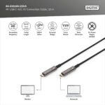 Digitus 4K USB C tipa AOC AV savienojuma kabelis | AK-330160-150-S - Image 2