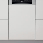 Whirlpool Dishwasher | WSBO 3O34 PF X | Built-in | Width 45 cm | Number of place settings 10 | Number of programs 8 | Energy efficiency class D | Display | Stainless steel