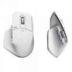 Logitech Mouse | MX MASTER 3S | Wireless | Bluetooth, 2.4GHz | Pale Gray - Image 2